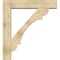 Ekena Millwork Olympic Block Rough Sawn Bracket w/ Offset Brace, Douglas Fir, 8"W x 40"D x 44"H BKT0806X40X44OLY05RDF - alternate 2